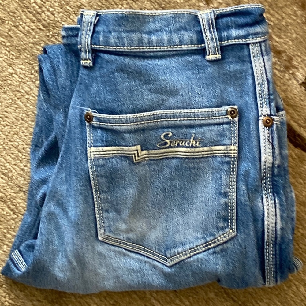 ~Seruchi~ Vintage Medium Wash High Rise Jeans